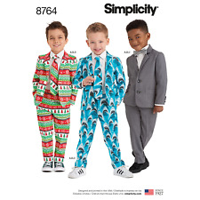 Simplicity Sewing Pattern 8764 Boys' Suit and Ties picture