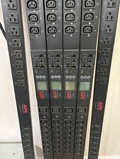 LOT of SIX APC rack cabinet switched PDU, 4 Smart AP8959NA3 + 2 AP7530 power picture