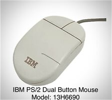 IBM PS/2 PC MS-DOS Windows Mouse Model 13H6690 Vintage 3 Button Tested picture
