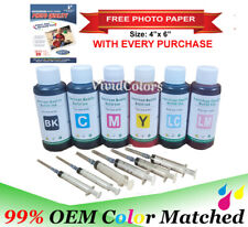 Universal 6 Color Refill Ink Kit for ALL EP  inkjet Refillable Cartridges picture