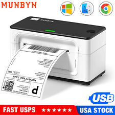 MUNBYN 4x6 Shipping Label Printer USB Thermal Barcode Label Printer for USPS UPS picture
