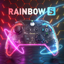 BIGBIG WON RAINBOW S Wired Gamepad RGB Gaming Controller For Switch PC Win 10 11 picture
