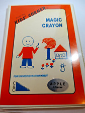 Rare Apple II Computer Software Demonstration Only Magic Crayon Kid's Corner picture