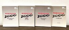 Vintage Wordstar 2000 MicroPro Plus Training Guide Sampler Reference Guide 1986 picture