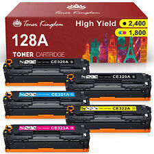 5 Pack Toner Cartridge CE320A 128A Set For HP LaserJet Pro CM1415 CP1525 Pritner picture