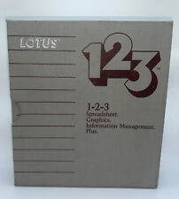 1983 Lotus 123 Spreadsheet Graphics Info Management Plus (No Software Included) picture