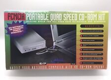 PCMCIA Portable Quad Speed CD Rom Kit for Notebook Computer EXP Inc. BRAND NEW picture