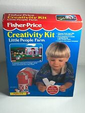 Fisher Price Creativity Kit Little People Farm vintage computer software picture