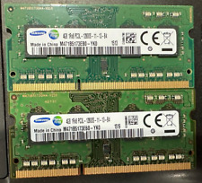 Samsung 8GB Kit (2x4GB) 1Rx8 PC3L-12800 DDR3-1600MH Laptop Ram M471B5173EB0-YK0 picture
