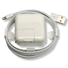 Apple 12W Genuine USB Wall Power Adapter Charger Lightning Cable for iPad iPhone picture
