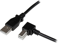 Startech.Com 2M USB 2.0 a to Right Angle B Cable Cord - 2 M USB Printer Cable -  picture
