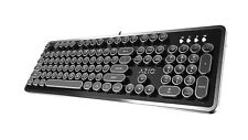 AZIO Retro Typewriter-Inspired Mechanical Keyboard Vintage Design w/Modern Fe... picture