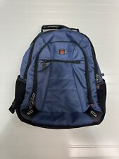 Swiss Gear Blue Laptop Organizer Pocket Padded Backpack picture