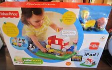 Fisher-Price Little People Apptivity Barnyard Interactive Ipad play set NEW Toy picture