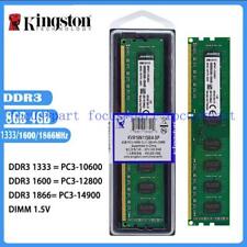 DDR3 4G/8G/16G 1066/1333/1600/1866 MHz DIMM 240Pin NON-ECC Desktop RAM 4GB / 8GB picture