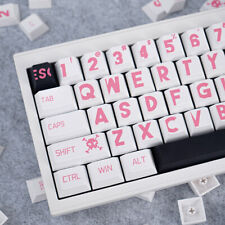 GMK Copy Pink Black Large Character Keycap Cherry Profile 133pcs/set for MX picture