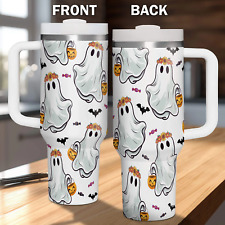 Halloween Cute Ghost Boo 40oz Tumbler 5D Printed picture