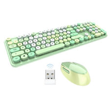 Mofii Sweet Keyboard Mouse Combo Mixed Color 2.4G Wireless Keyboard Mouse Set picture