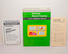 Vtg Texas Instruments Manual Guide Reference Lot TI-99 Command Module UM1381 80s picture