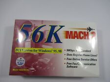 56K MACH 2 INTERNAL DATA/FAX MODEM PCI VERSION FOR WINDOWS 95, 98 NEW & SEALED picture