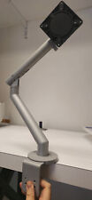 Colebrook Bosson Saunders Flo Monitor Arm Silver with inbuilt cable tidy - light picture