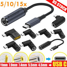 5/10/15X Laptop Charger Converter TO USB Type C PD Power Charging Cable Adapter picture