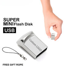 Mini Metal USB Flash Drive 8GB 16GB 32GB 64GB Personalise Pen Drive U Disk Gift picture