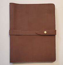Dark Brwon Tablet cover sleeve. iPad sleeve, Leather Portfolio handmade gifts picture