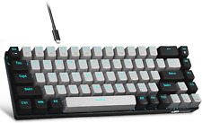 MageGee Portable 60% Mechanical Gaming Keyboard, MK-Box LED Backlit Compact 68 - picture