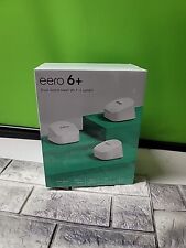 eero 6+ Dual Band 5/2.4G AX3000 Wi-Fi Router 3 Mesh 1GB R010001 3-Pack *SEALED* picture