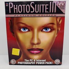 Vintage Photo Suite III Platinum Edition 2000 PC CD-ROM Software Program MGI picture