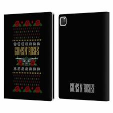 OFFICIAL GUNS N' ROSES CHRISTMAS LEATHER BOOK CASE FOR APPLE iPAD picture