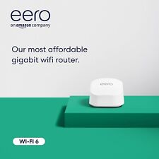 eero 6 mesh Wi-Fi router | 0.9 Gbps Ethernet | up to 1,500 sq. eero 6 picture