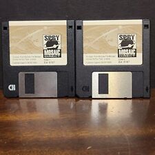 Vintage 1995 ● SPRY Mosaic Direct software ● disk 1 and 2 ext. 6167 dos program  picture