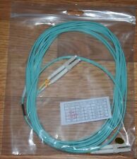 LOT of 10 5m (16ft) LC to LC Duplex OM4 10G C/LC Multimode Fiber Optic Cable NEW picture