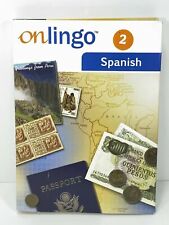 Onlingo Spanish Level 1 Audio CD (2 Cd's & 1 CD Rom) Learn to Speak Español #TT picture