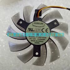 Everflow MODEL: T128010SM DC12V 0.20AMP 3-Wire Graphics Card Fan picture