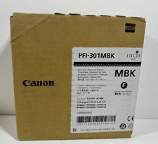 Genuine Canon PFI-301MBK iPF8000/9110 Matte Black Ink 1485B001, 1485B001(AA) picture