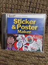 Vintage Snap Sticker And Poster Maker Software Topics Entertainment 2001 picture