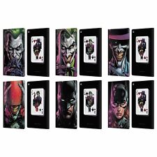 OFFICIAL BATMAN DC COMICS THREE JOKERS LEATHER BOOK WALLET CASE FOR AMAZON FIRE picture