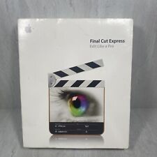 Vintage Apple Final Cut Express - Edit Like A Pro, Sealed. picture