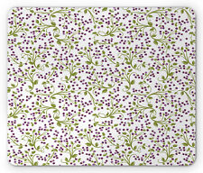 Ambesonne Garden Botany Mousepad Rectangle Non-Slip Rubber picture