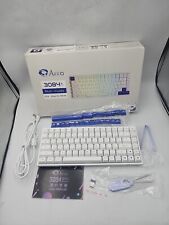 OPENED BOX Akko 3084B Plus Blue on White, Jelly Purple Switches picture