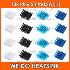 13x14x6.5mm With or Without Tape Spiky Slotted Anodized Aluminum Heatsink Cooler picture