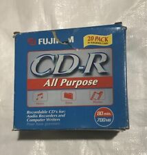 New Fuji Film 20 Pack CD-R All Purpose Discs, Recordable, 80min- 700MB, Sealed picture