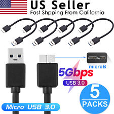 USB 3.0 Male A to Micro B Cable For External Hard Drive HDD Cord Charging Cable picture