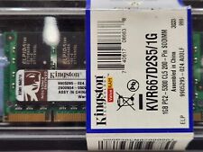 Brand New Kingston ValueRAM 1 GB SO-DIMM 667 MHz DDR2 Memory (KVR667D2S5/1G) picture