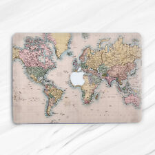 World Map Retro Atlas Hard Case Cover Shell For Macbook Air 11 13 Pro 13 15 16 picture