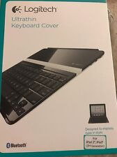 Logitech Ultrathin Wireless Bluetooth Keyboard/Cover Case iPad  picture