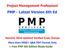 PMP 6th Ed Project Management Q&A Exam Dump 2020 Updated + Free Study Guide PDF picture